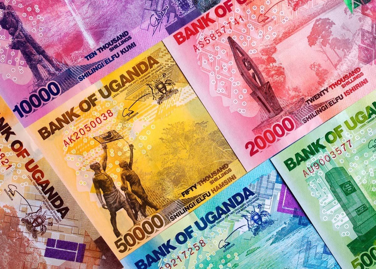 Uganda monuments, shillings, currency history